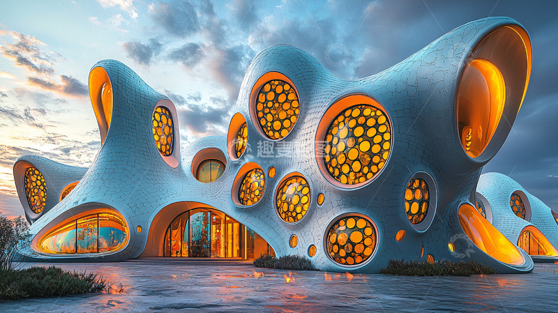 高清大图下载【趣麦麦图】未来建筑