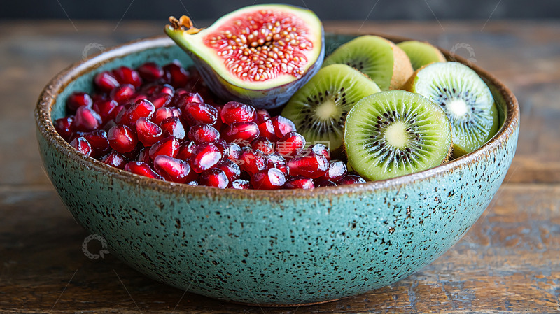 高清大图下载【趣麦麦图】水果沙拉盛在碗里