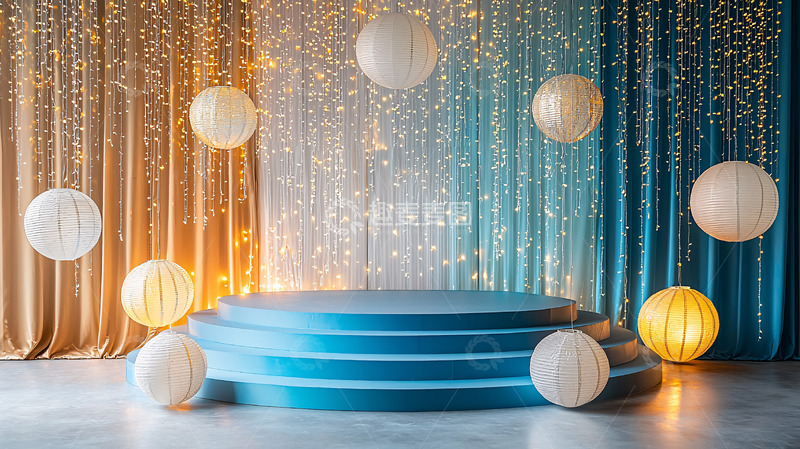 高清大图下载【趣麦麦图】梦幻舞台背景