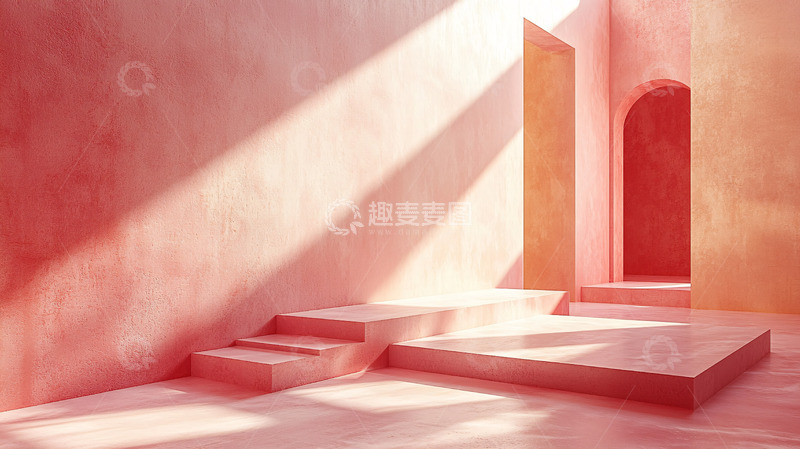 高清大图下载【趣麦麦图】粉色空间