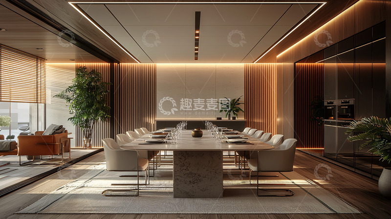 高清大图下载【趣麦麦图】现代简约会议室