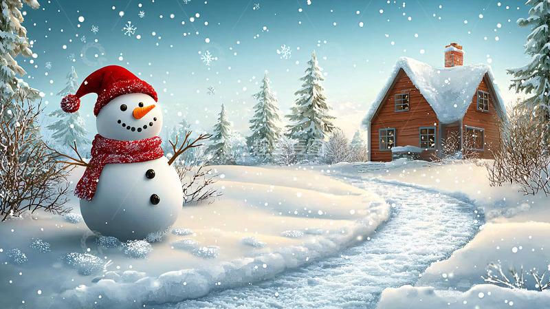 高清大图下载【趣麦麦图】雪人