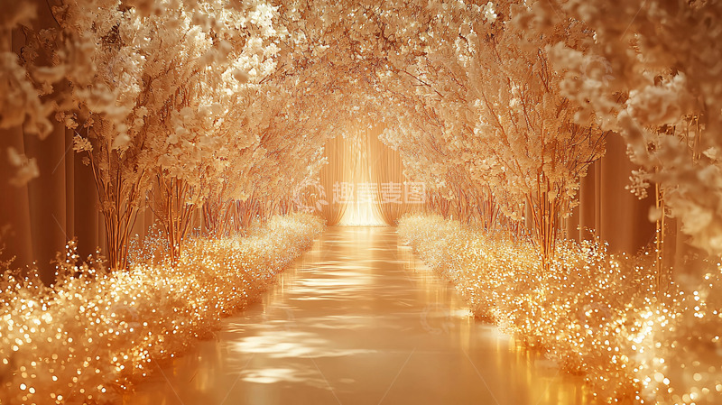 高清大图下载【趣麦麦图】金色通道