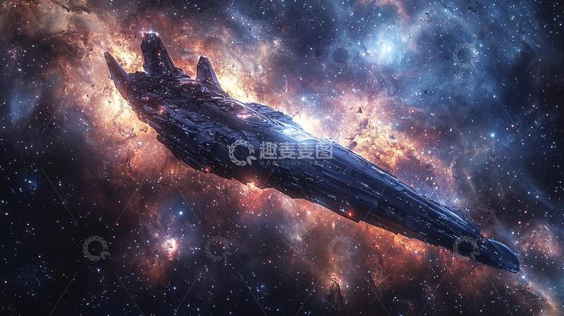 高清大图下载【趣麦麦图】宇宙飞船