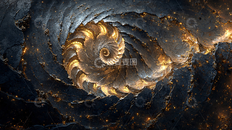 高清大图下载【趣麦麦图】黄金螺旋