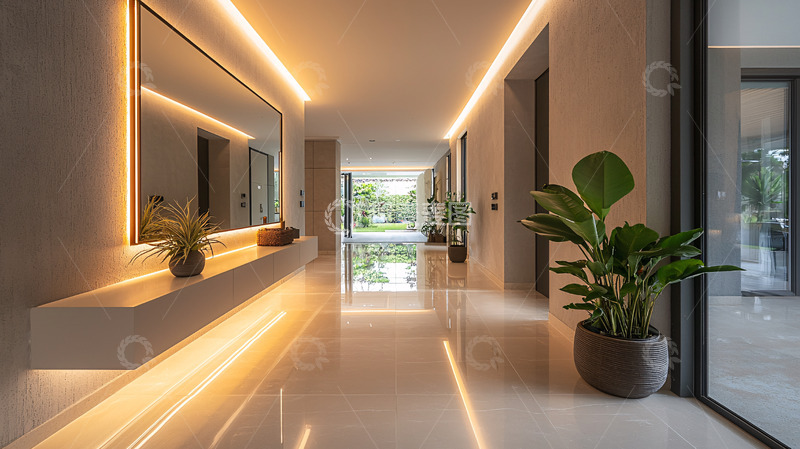 高清大图下载【趣麦麦图】现代简约长廊