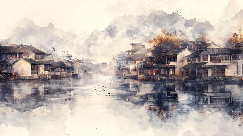 高清大图下载【趣麦麦图】水墨画