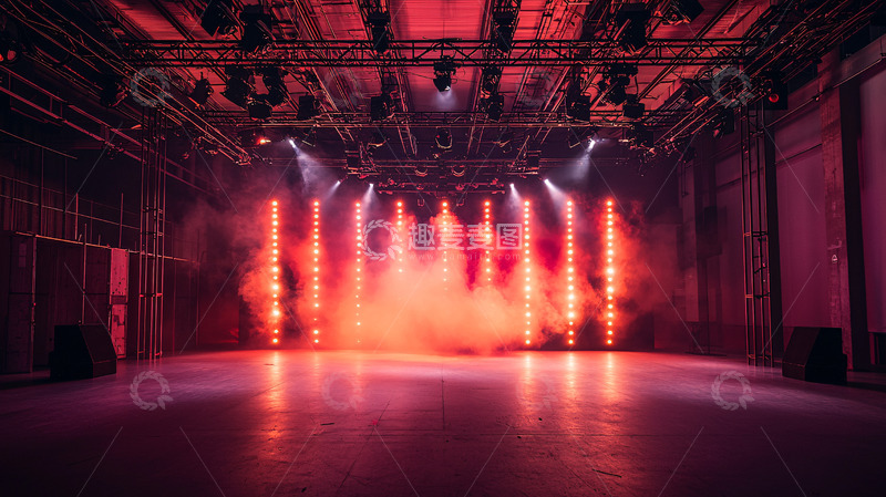 高清大图下载【趣麦麦图】舞台灯光效果绚丽