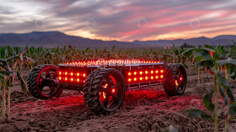 高清大图下载【趣麦麦图】农业机器人