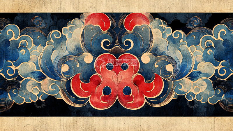 高清大图下载【趣麦麦图】水墨纹理图案