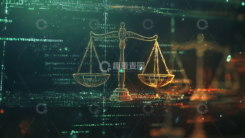 高清大图下载【趣麦麦图】数字时代的天平