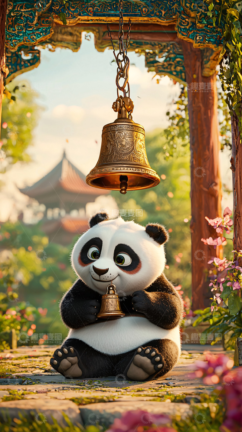 高清大图下载【趣麦麦图】萌宠熊猫