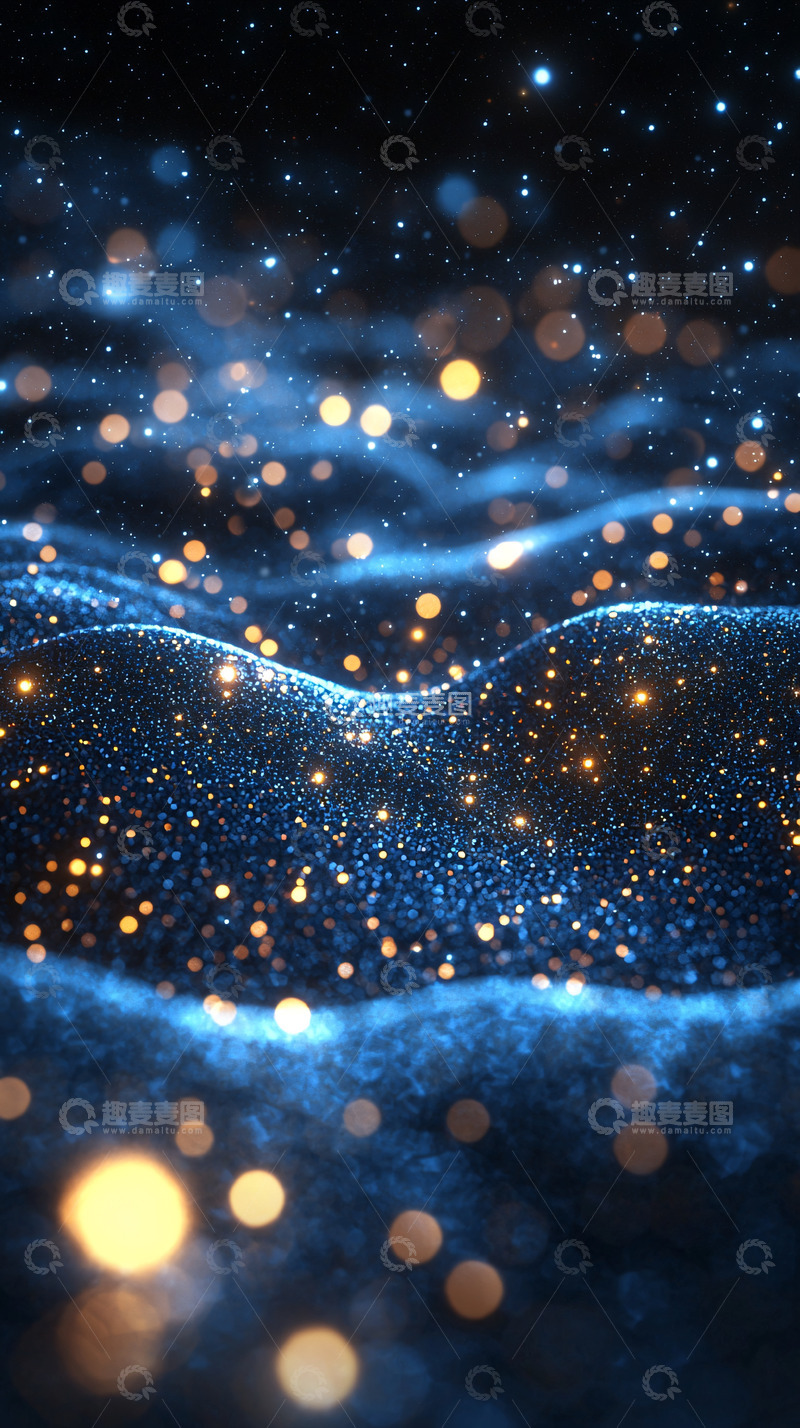 高清大图下载【趣麦麦图】蓝色星光闪耀