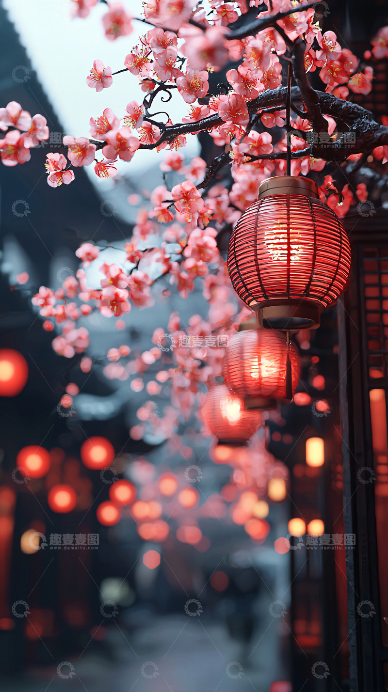 高清大图下载【趣麦麦图】中式庭院