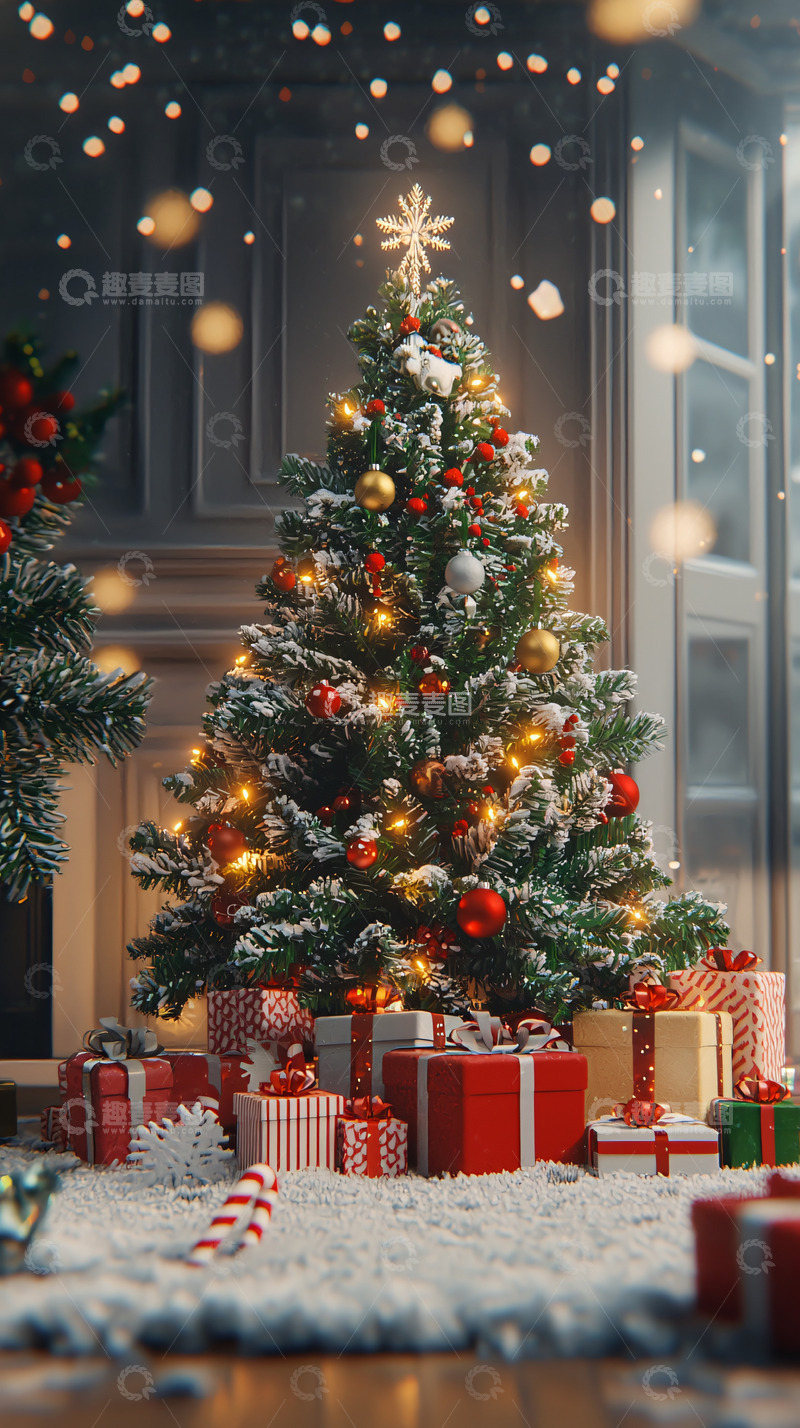高清大图下载【趣麦麦图】圣诞树