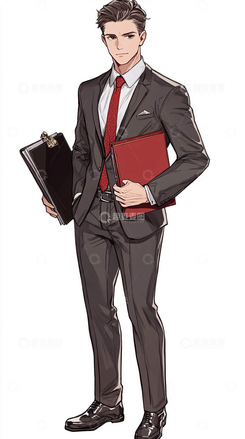高清大图下载【趣麦麦图】西装男士