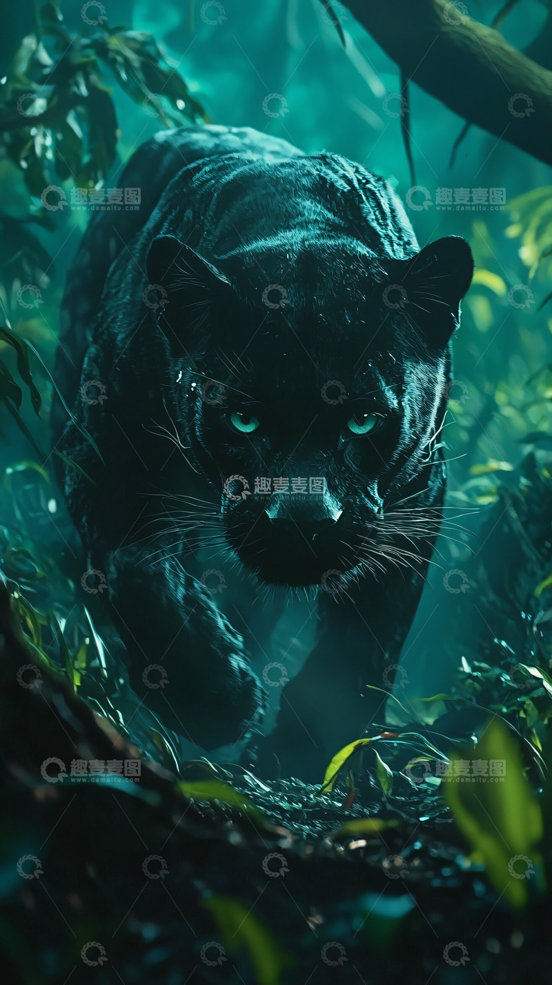 高清大图下载【趣麦麦图】黑豹