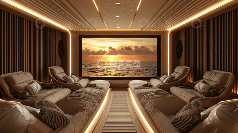 高清大图下载【趣麦麦图】高端家庭影院设计