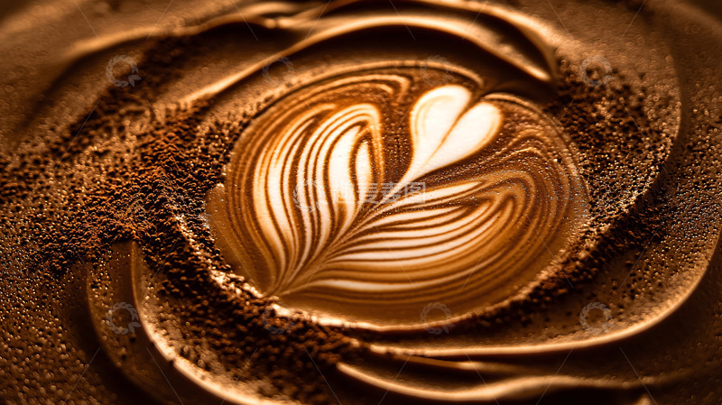 高清大图下载【趣麦麦图】咖啡拉花