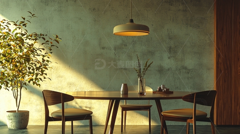 高清大图下载【趣麦麦图】极简风格餐厅设计