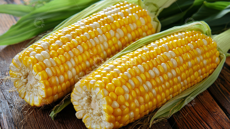 高清大图下载【趣麦麦图】新鲜玉米棒子