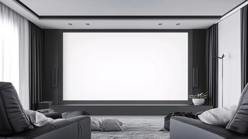 现代简约家庭影院