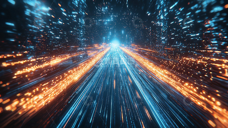 高清大图下载【趣麦麦图】未来科技感隧道