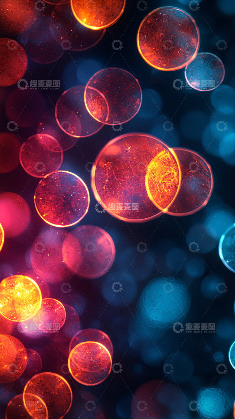 高清大图下载【趣麦麦图】梦幻光斑背景