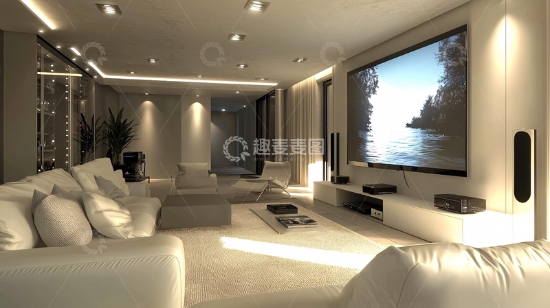 高清大图下载【趣麦麦图】高端大气家庭影院