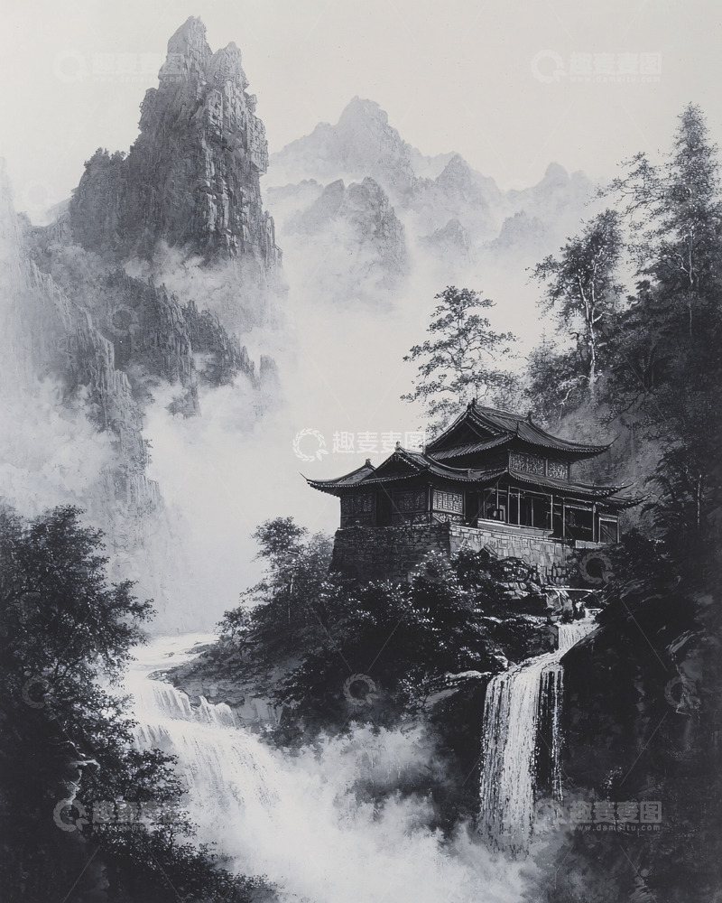 高清大图下载【趣麦麦图】水墨画