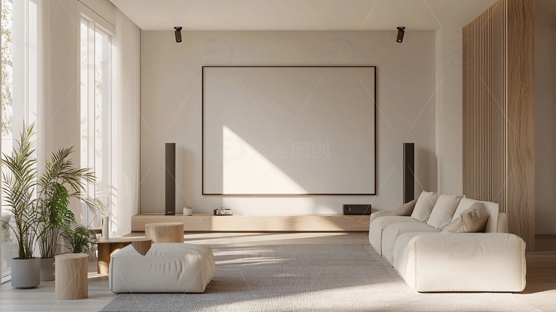 高清大图下载【趣麦麦图】极简现代客厅设计
