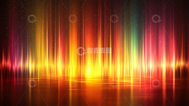 高清大图下载【趣麦麦图】绚丽多彩的光线背景