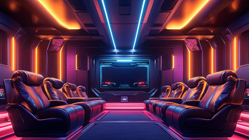 未来感家庭影院