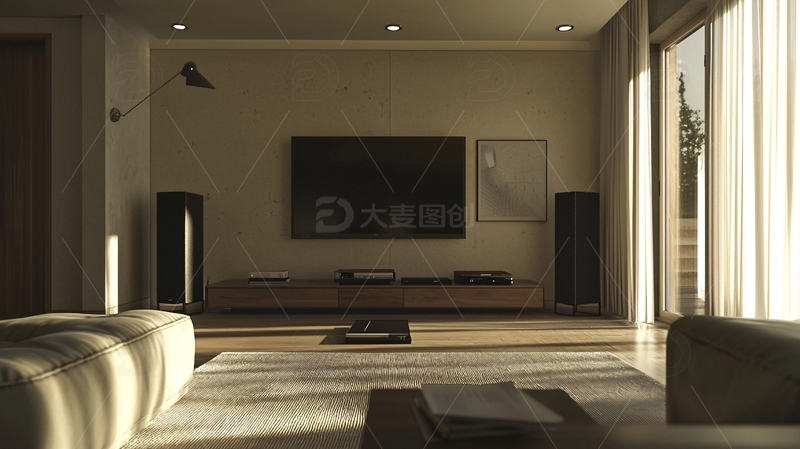 高清大图下载【趣麦麦图】极简风客厅家居装修