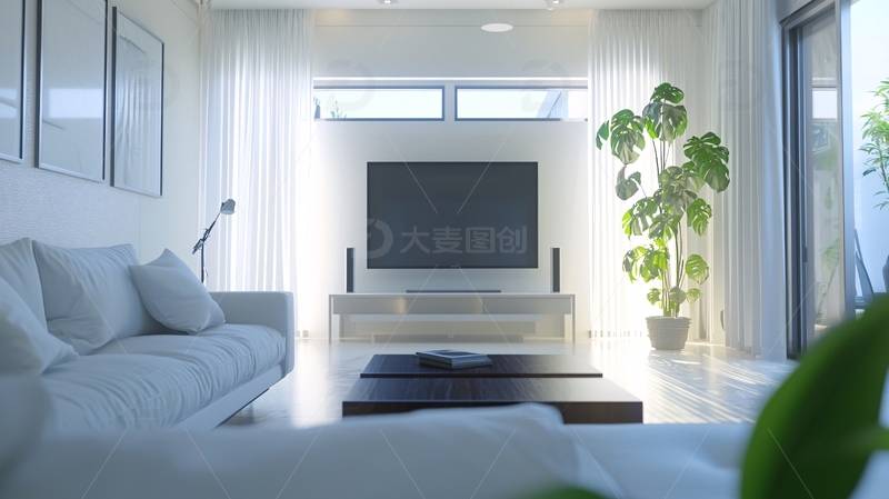 高清大图下载【趣麦麦图】现代简约客厅装修