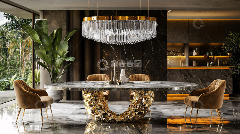 高清大图下载【趣麦麦图】奢华餐厅