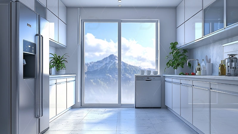 高清大图下载【趣麦麦图】现代简约风格厨房3