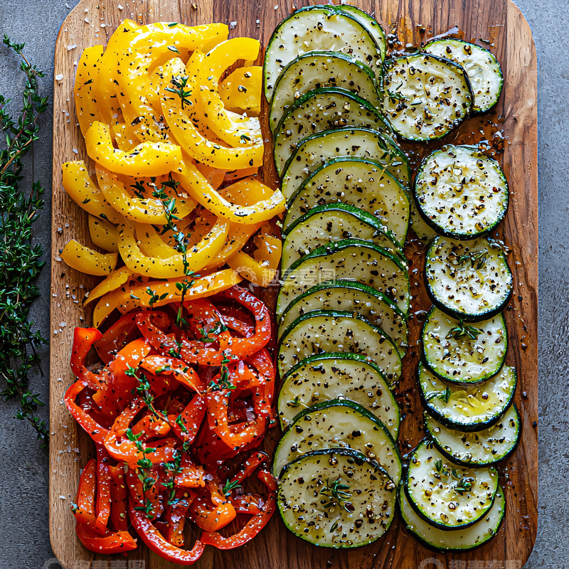 高清大图下载【趣麦麦图】彩色蔬菜摆盘