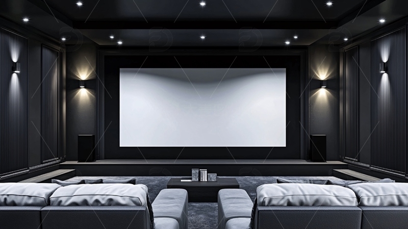 高清大图下载【趣麦麦图】高端家庭影院设计