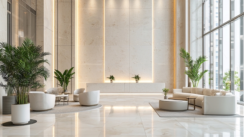 高清大图下载【趣麦麦图】现代简约大堂设计