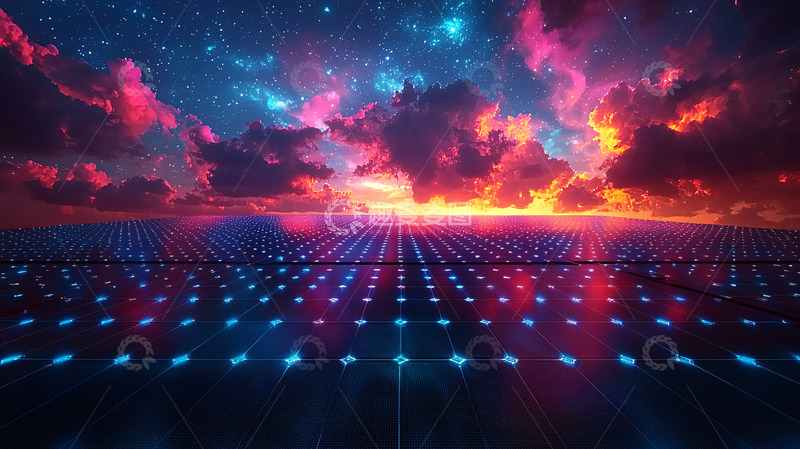 高清大图下载【趣麦麦图】梦幻星空云海