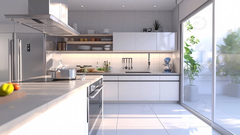 高清大图下载【趣麦麦图】现代简约风格厨房设计