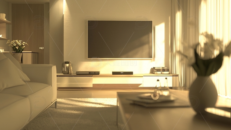 高清大图下载【趣麦麦图】现代简约客厅设计