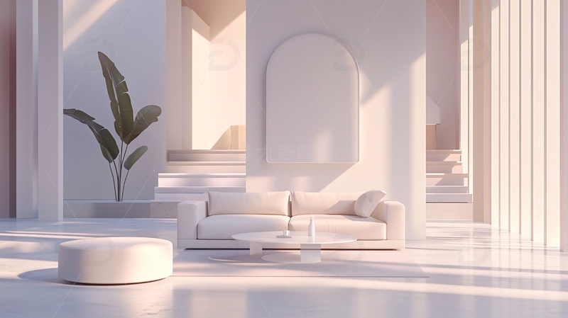 高清大图下载【趣麦麦图】极简主义白色室内设计