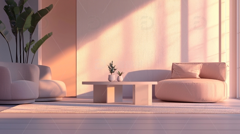 高清大图下载【趣麦麦图】极简风客厅家居设计