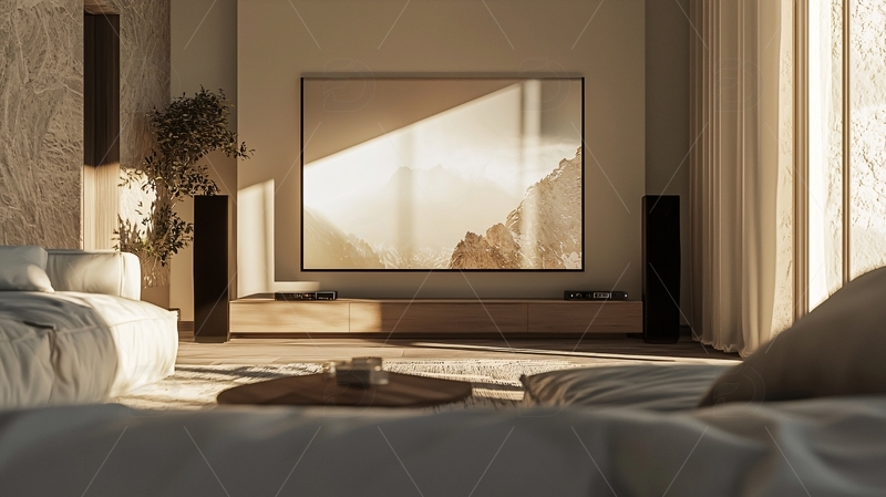 高清大图下载【趣麦麦图】极简轻奢现代客厅