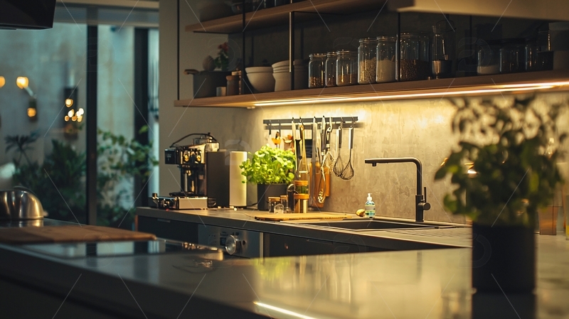 高清大图下载【趣麦麦图】现代化厨房装修设计