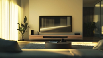 现代简约客厅电视背景墙