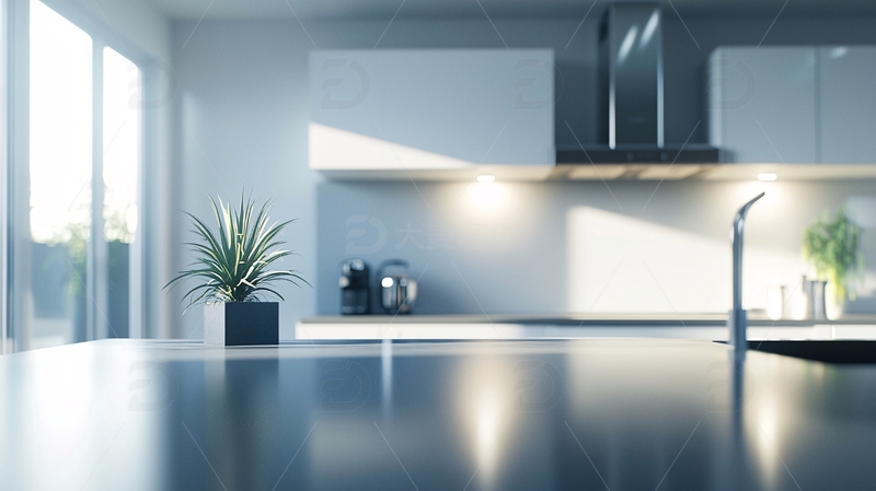 高清大图下载【趣麦麦图】现代简约风格厨房1