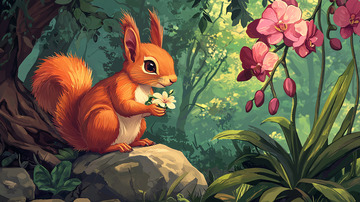 森林小松鼠